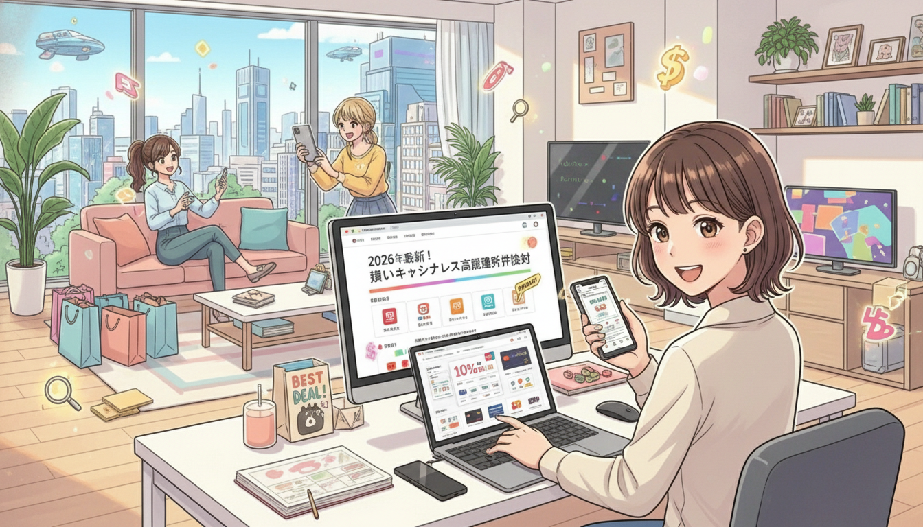 2026年最新！賢いキャッシュレス高還元率比較術