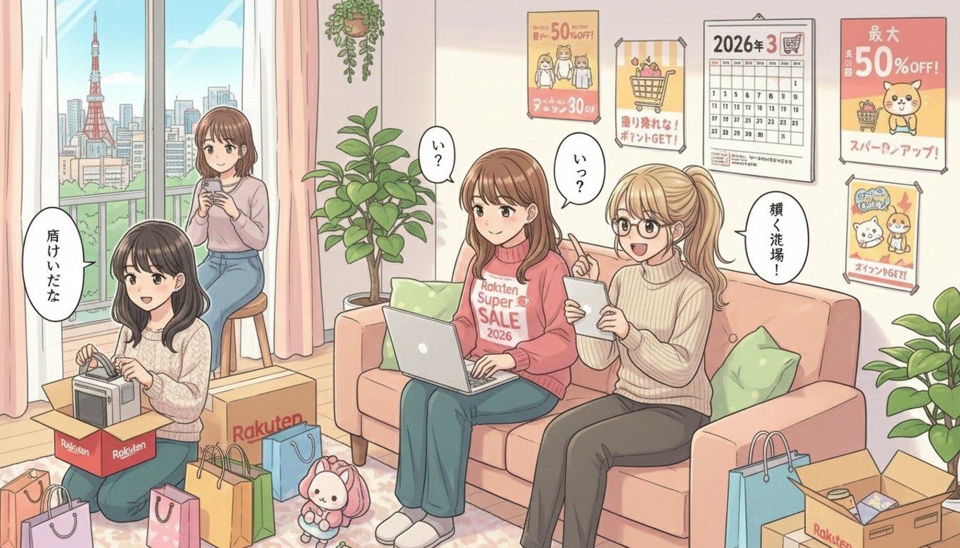 楽天スーパーセール2026はいつ?賢く攻略する秘訣