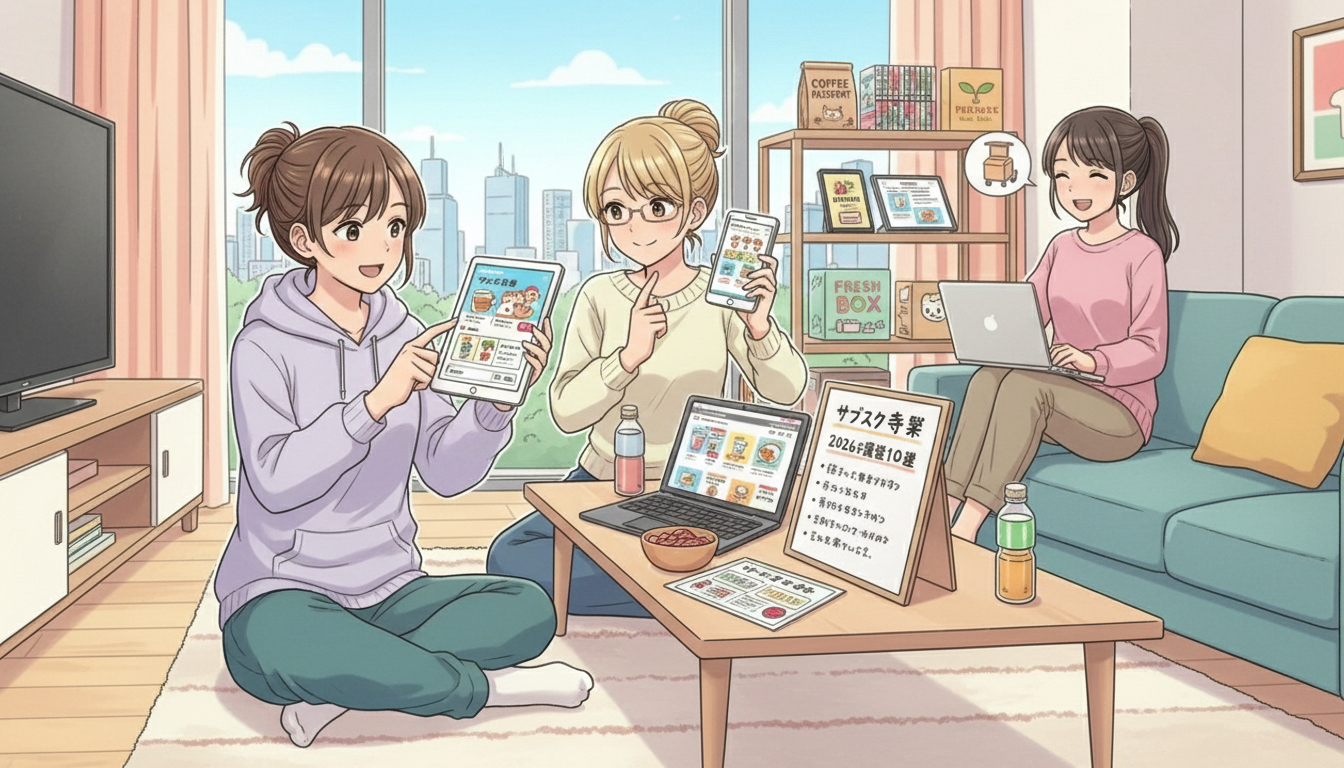 Z世代のサブスク節約術!2026年厳選おすすめ10選
